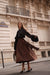  Brown Full Wrap Skirt 