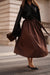  Brown Full Wrap Skirt 