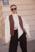 Black & Brown Soft Chic Waistcoat