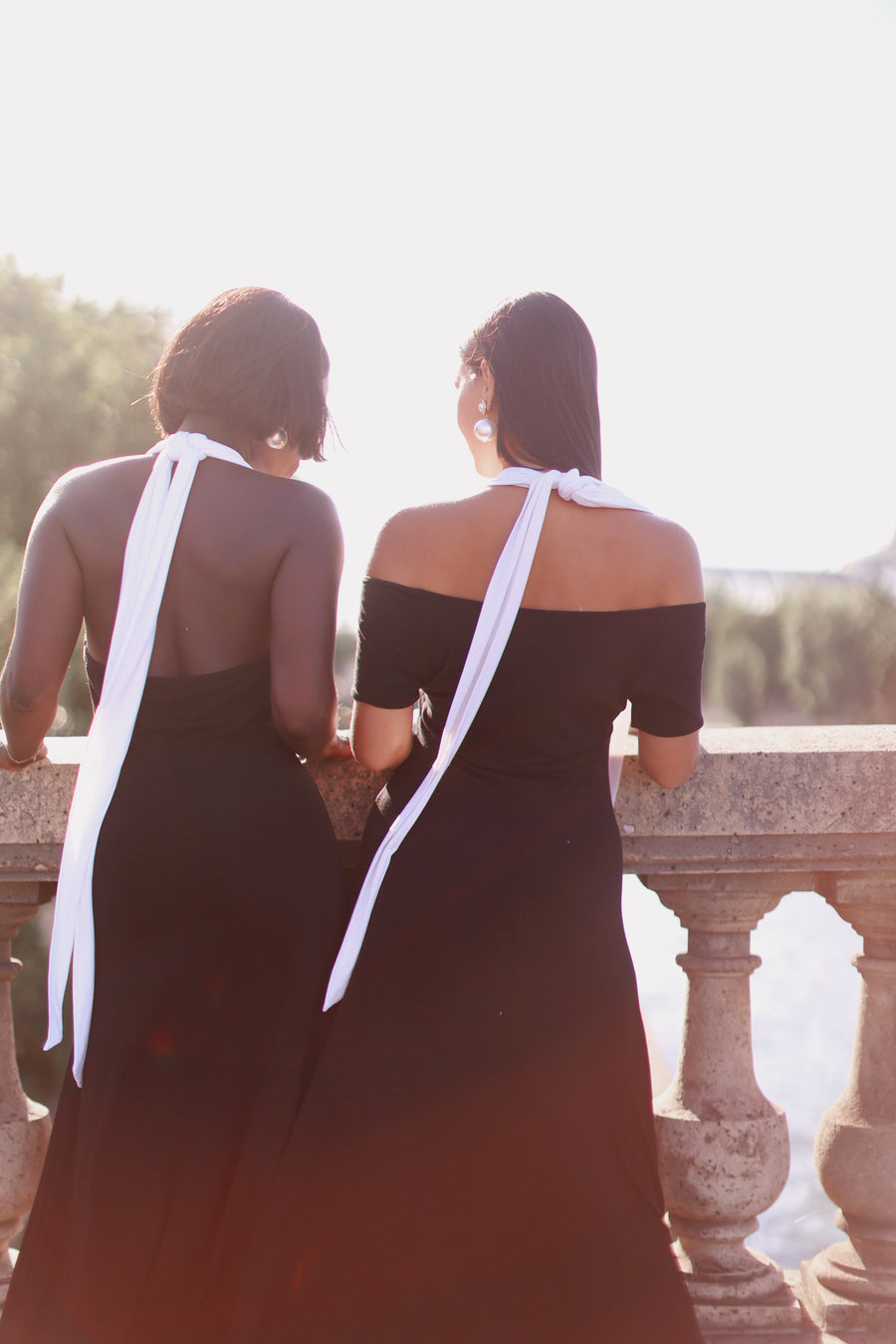 Draped Halter Dress