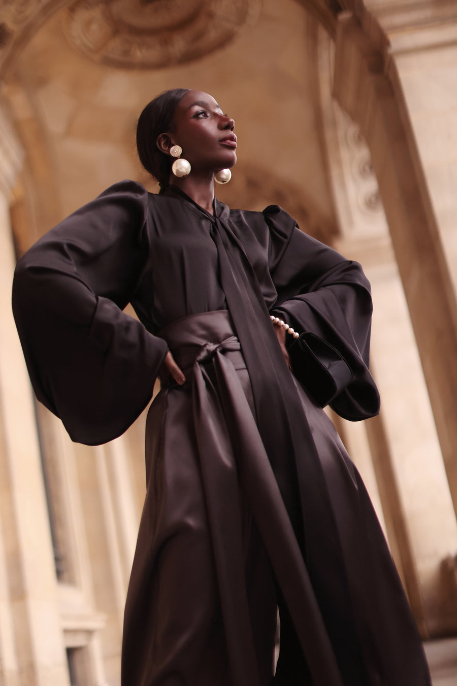 Black Baroque Blouse