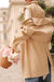  Cream Cotton French Trench 