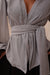 Grey Capuche Cardigan