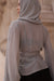 Grey Capuche Cardigan