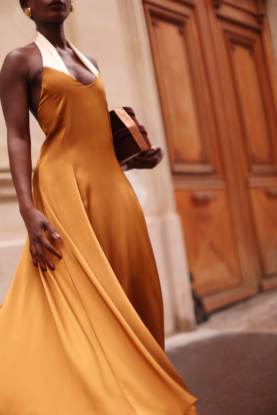 Brown Garnier Dress