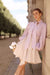  Rococo Brown Stripe Blouse 