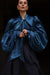  Blue Leopard Baroque Blouse 