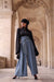 Denim Tailored Wrap Trousers