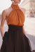 Camel Silky Halter Top