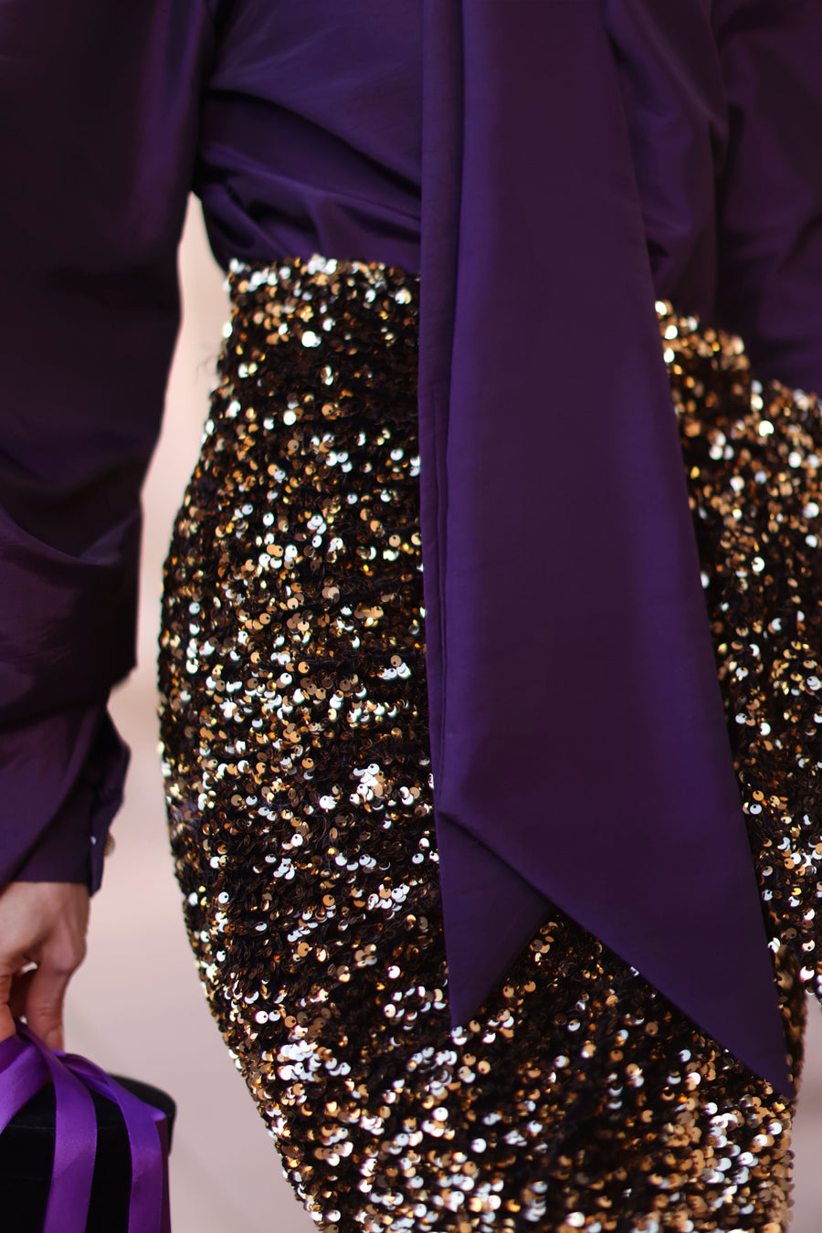 Purple Baroque Blouse