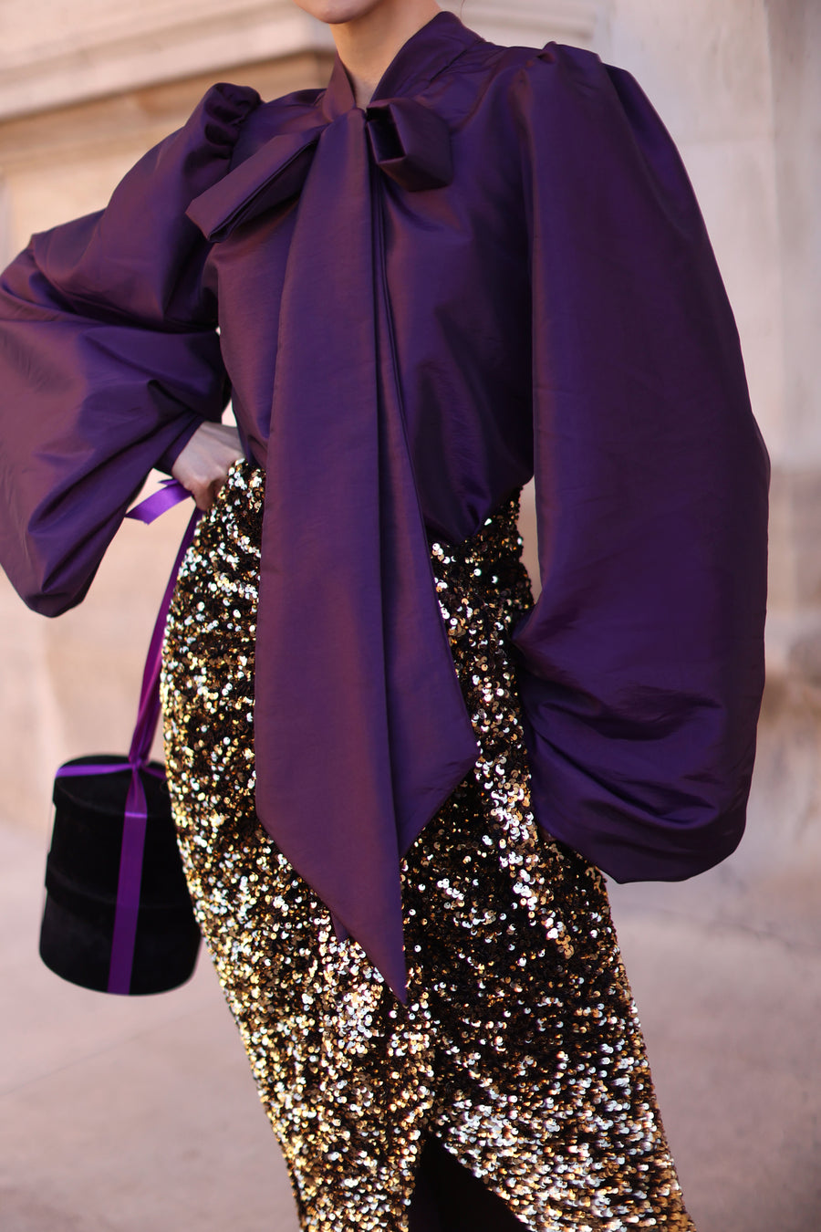 Purple Baroque Blouse