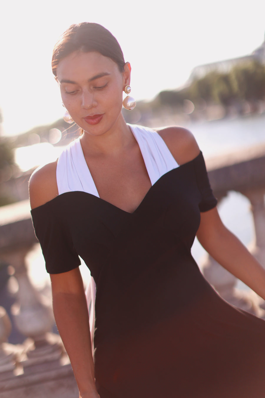 Bustier Halter Dress