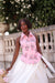 Riviera Pink Floral Halter Top