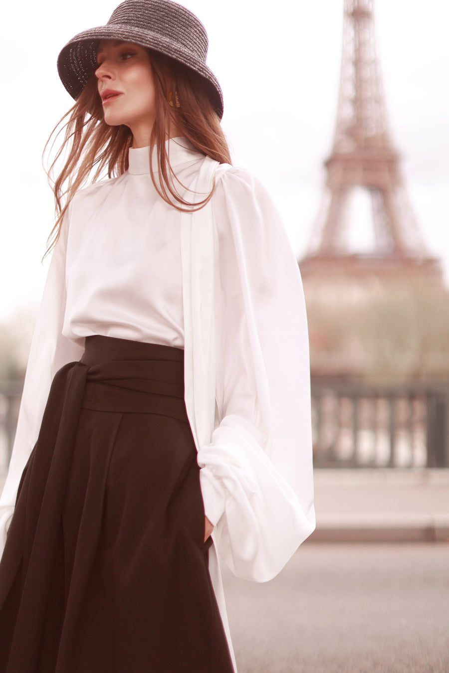 White Baroque Blouse