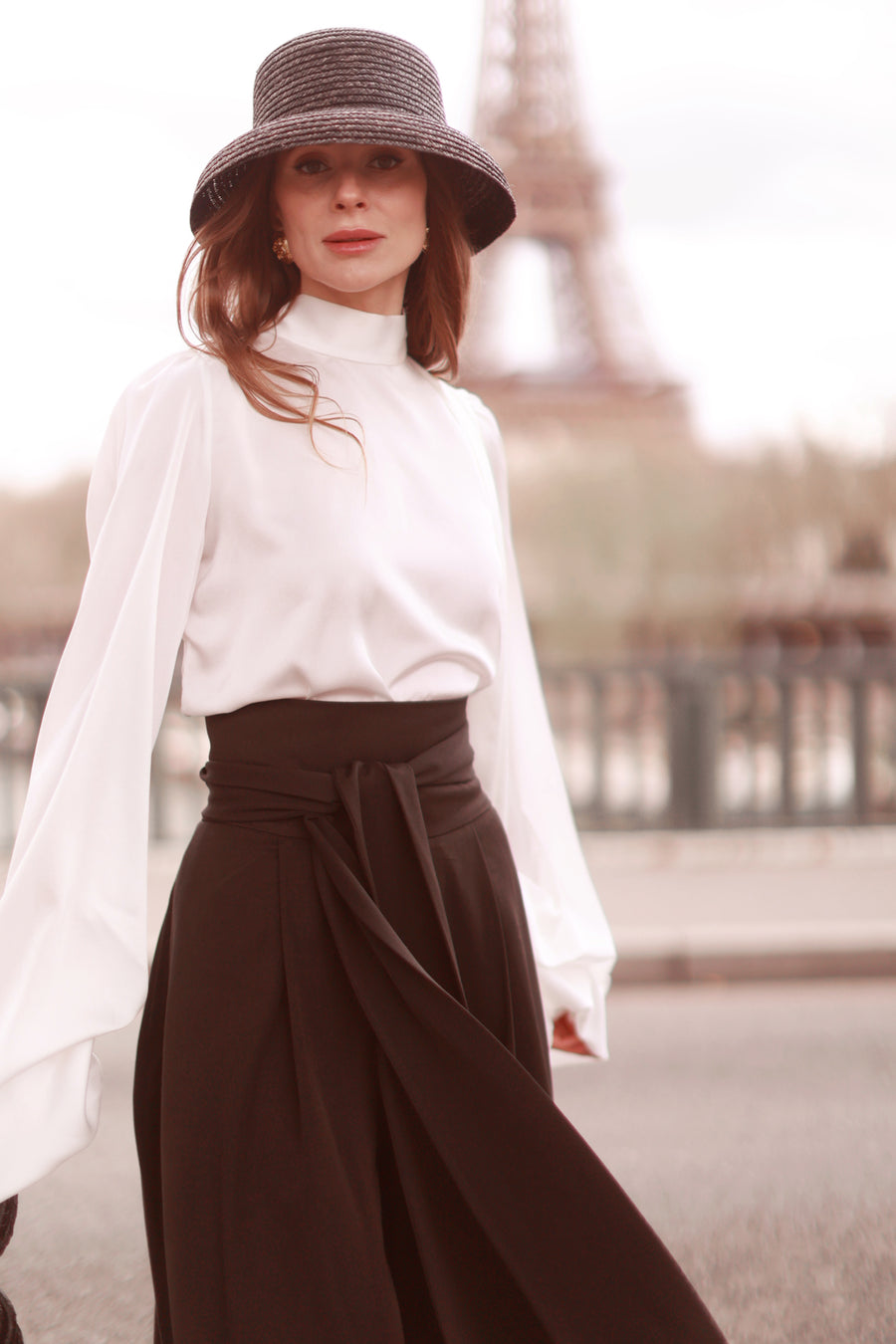 White Baroque Blouse