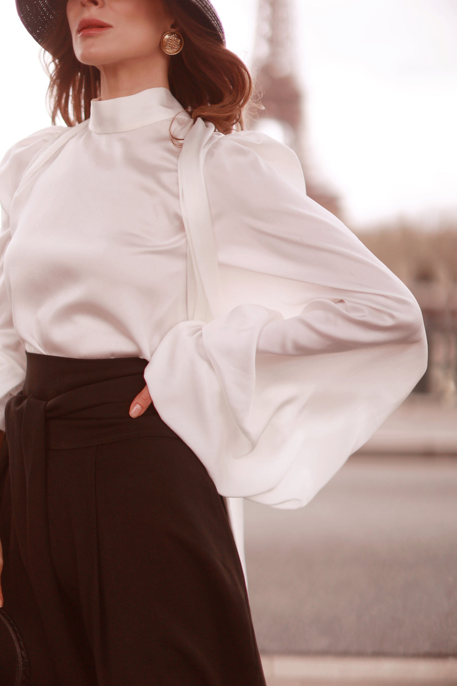 White Baroque Blouse