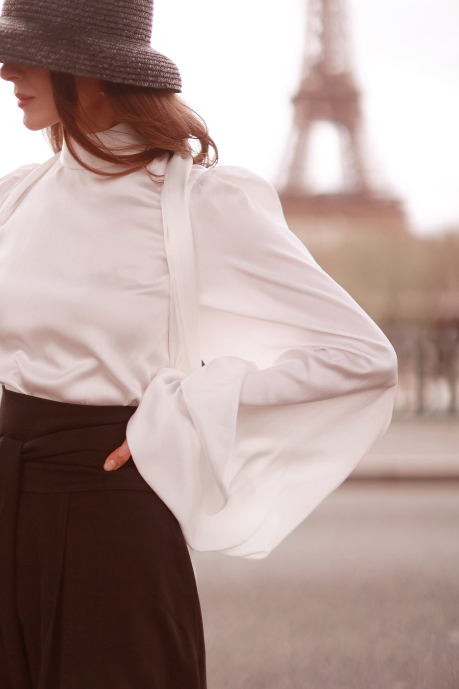 White Baroque Blouse