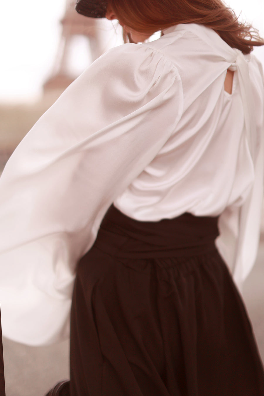 White Baroque Blouse