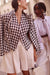  Houndstooth Pearl Twinset 