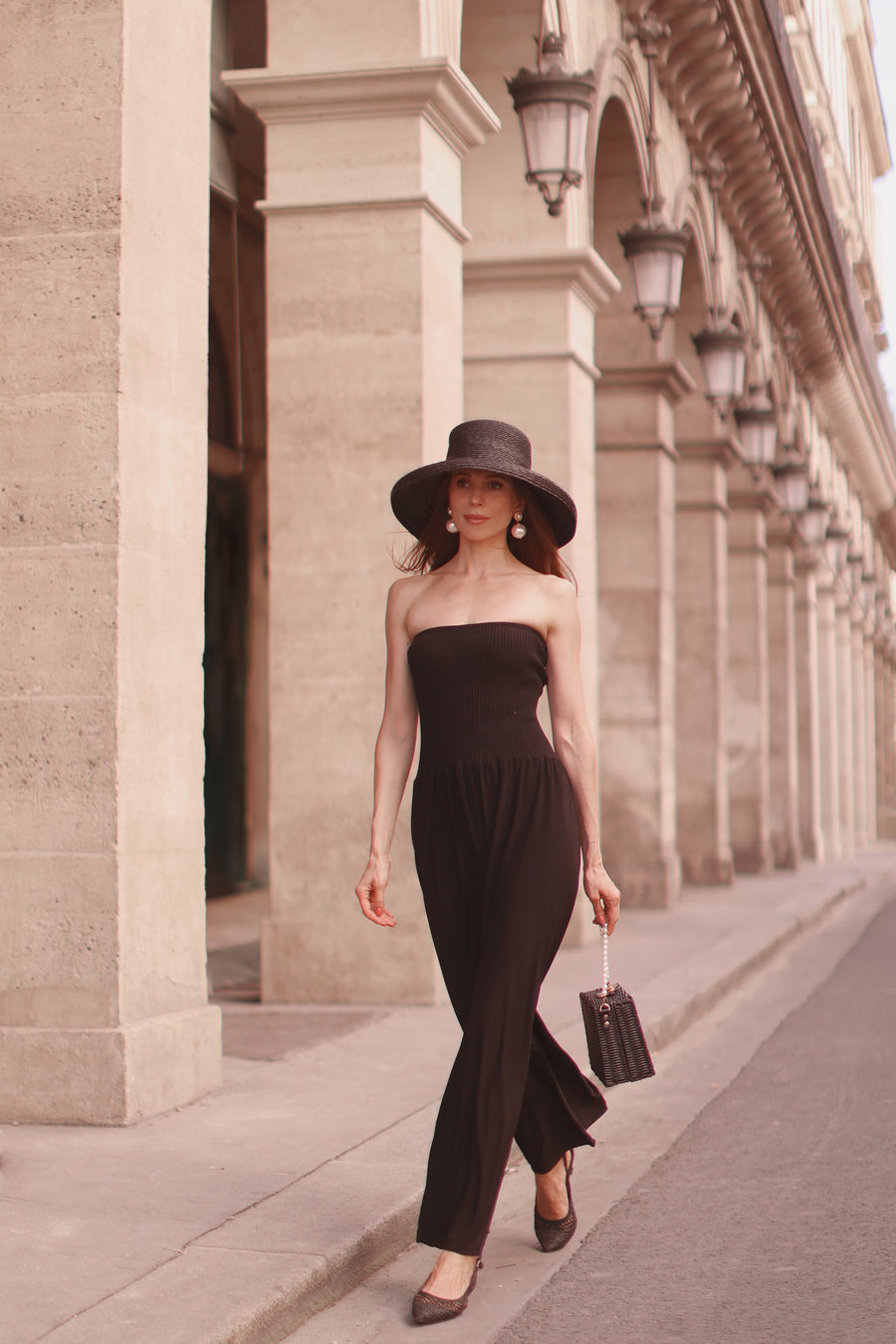 Ribbed Bandeau Jumpsuit