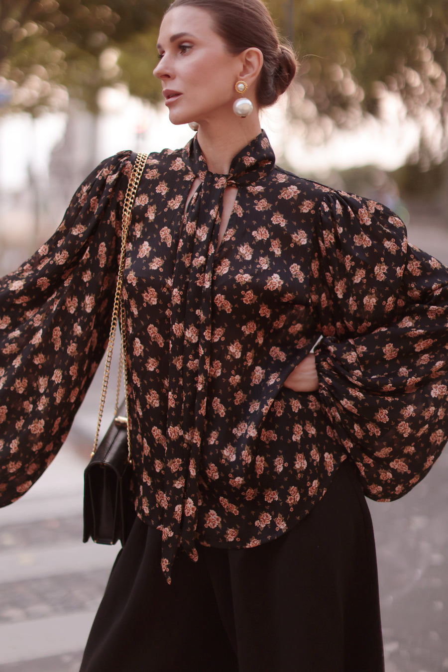 Paris Floral Rococo Blouse