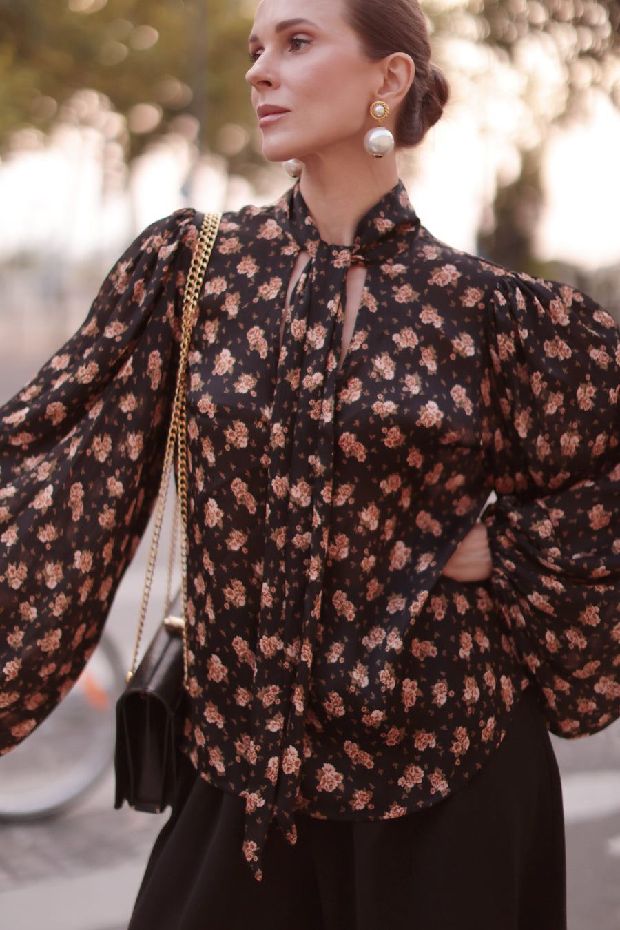 Paris Floral Rococo Blouse