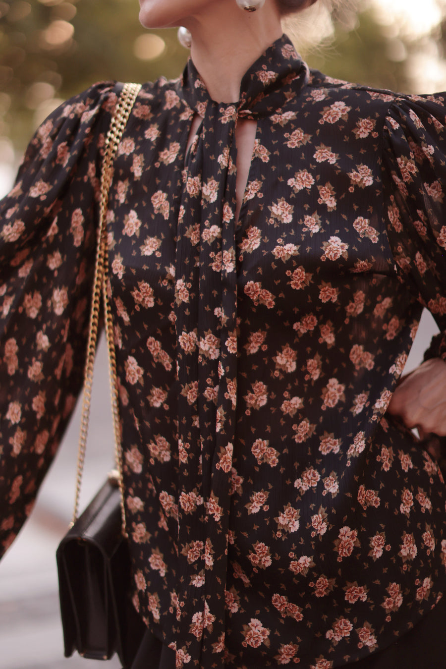 Paris Floral Rococo Blouse