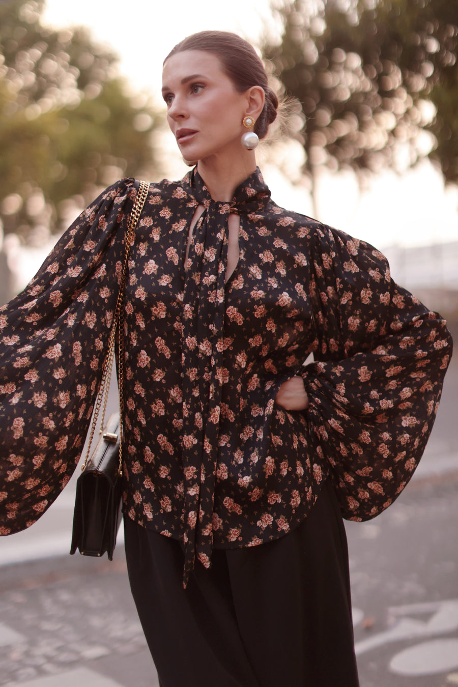 Paris Floral Rococo Blouse