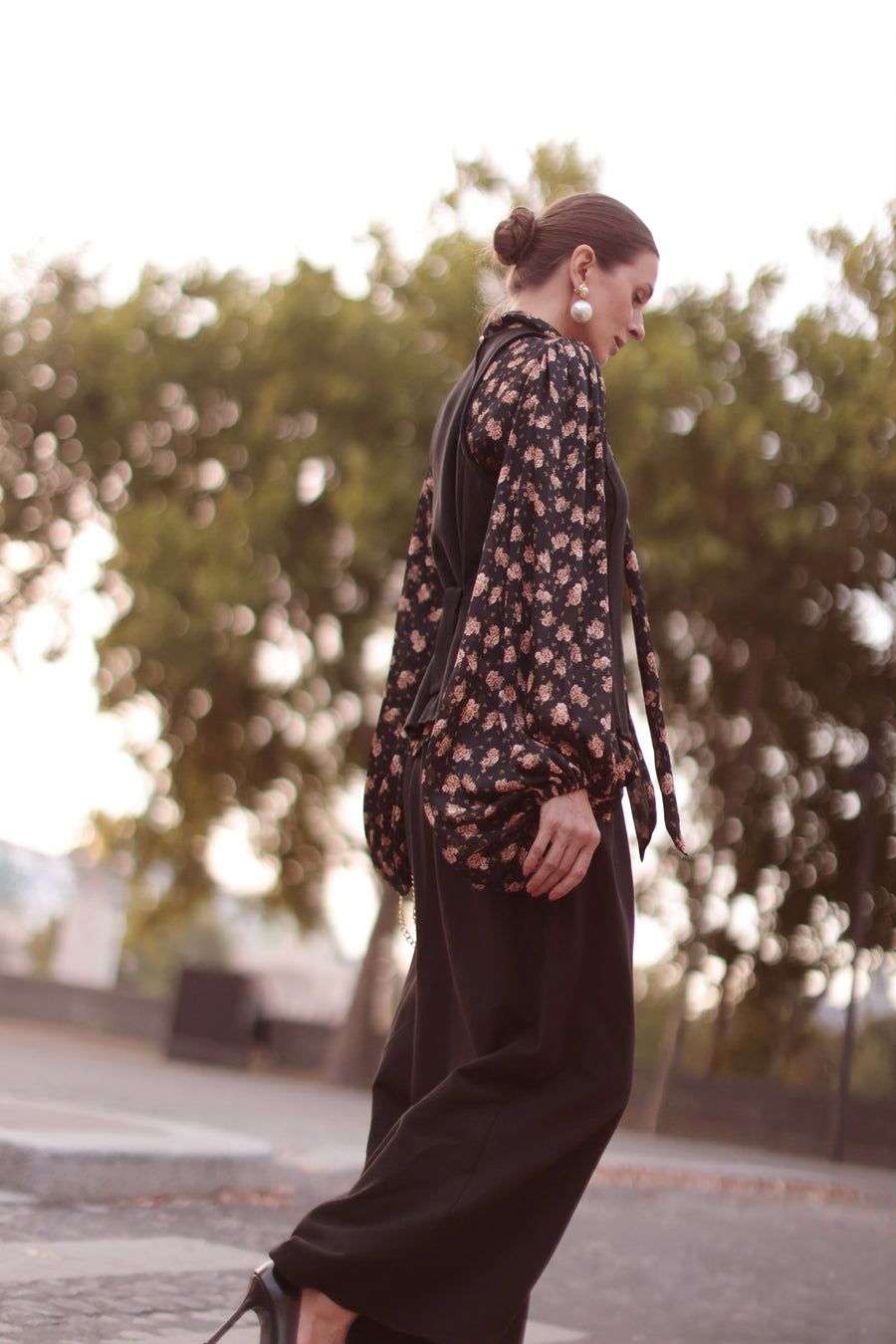 Paris Floral Rococo Blouse