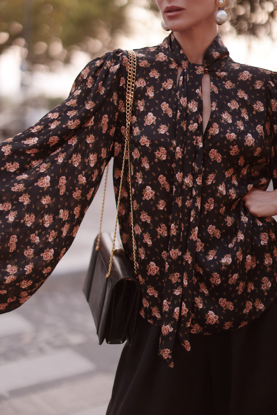 Paris Floral Rococo Blouse