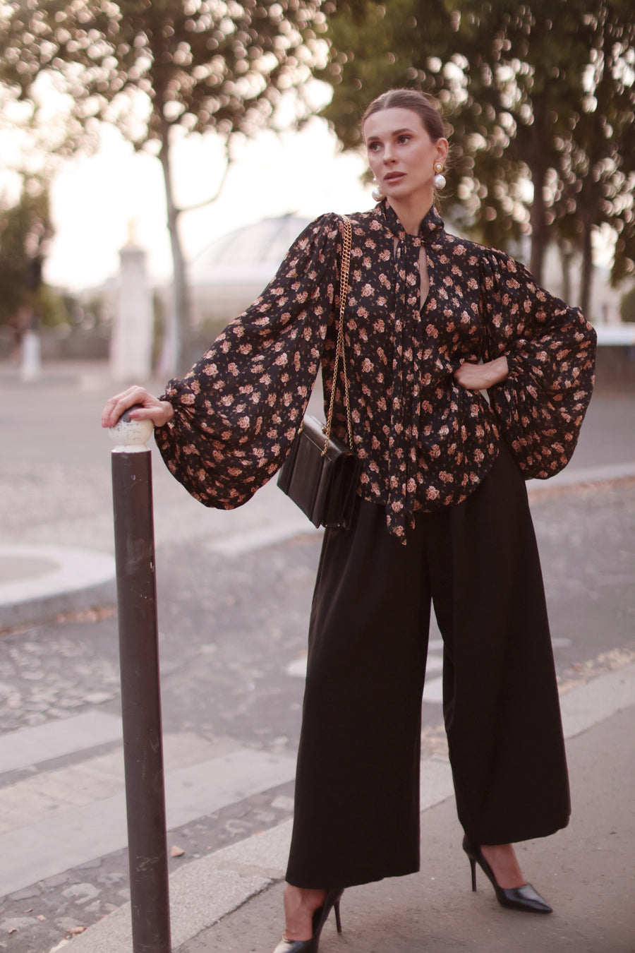 Paris Floral Rococo Blouse