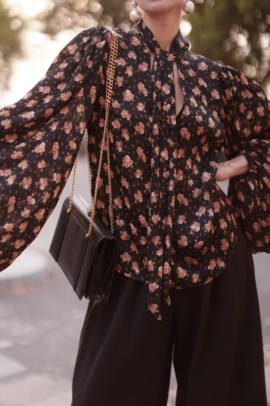 Paris Floral Rococo Blouse