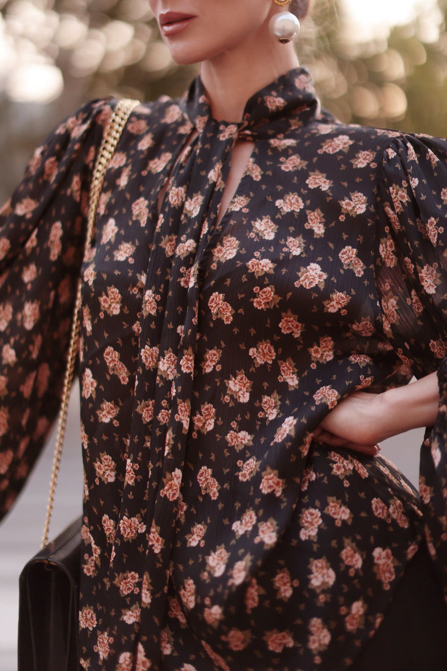 Paris Floral Rococo Blouse