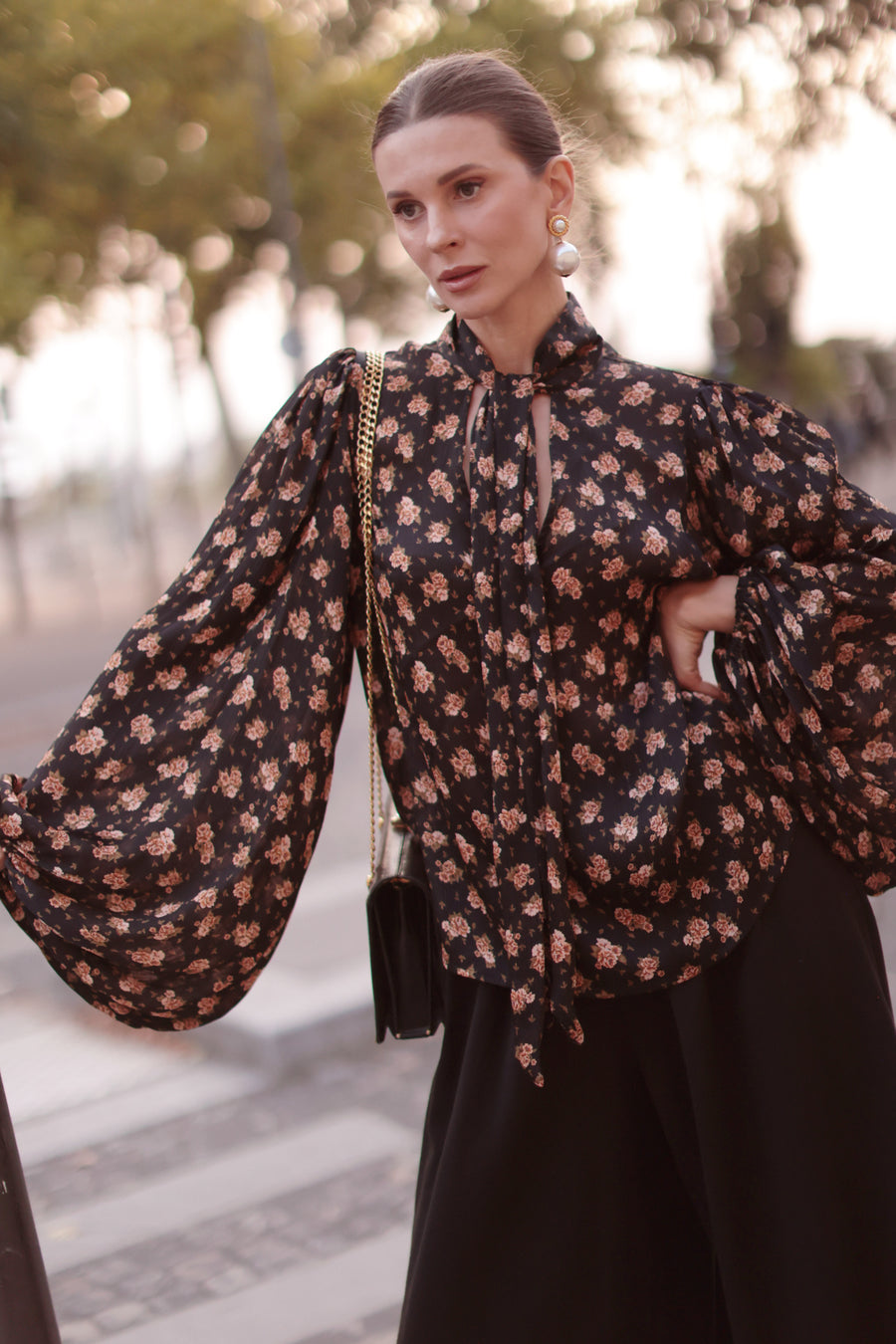 Paris Floral Rococo Blouse