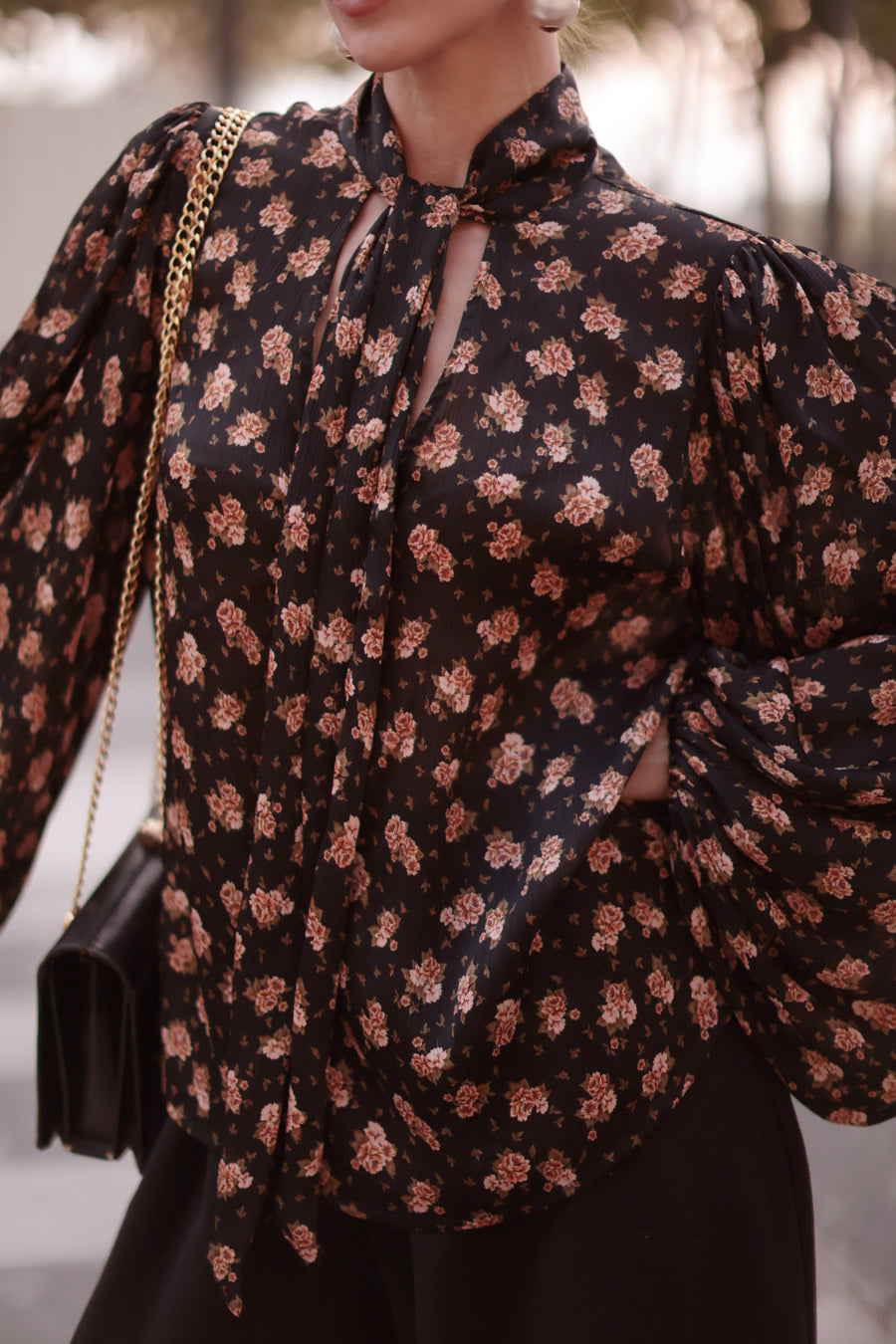 Paris Floral Rococo Blouse