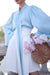  Powder Blue Baroque Blouse 