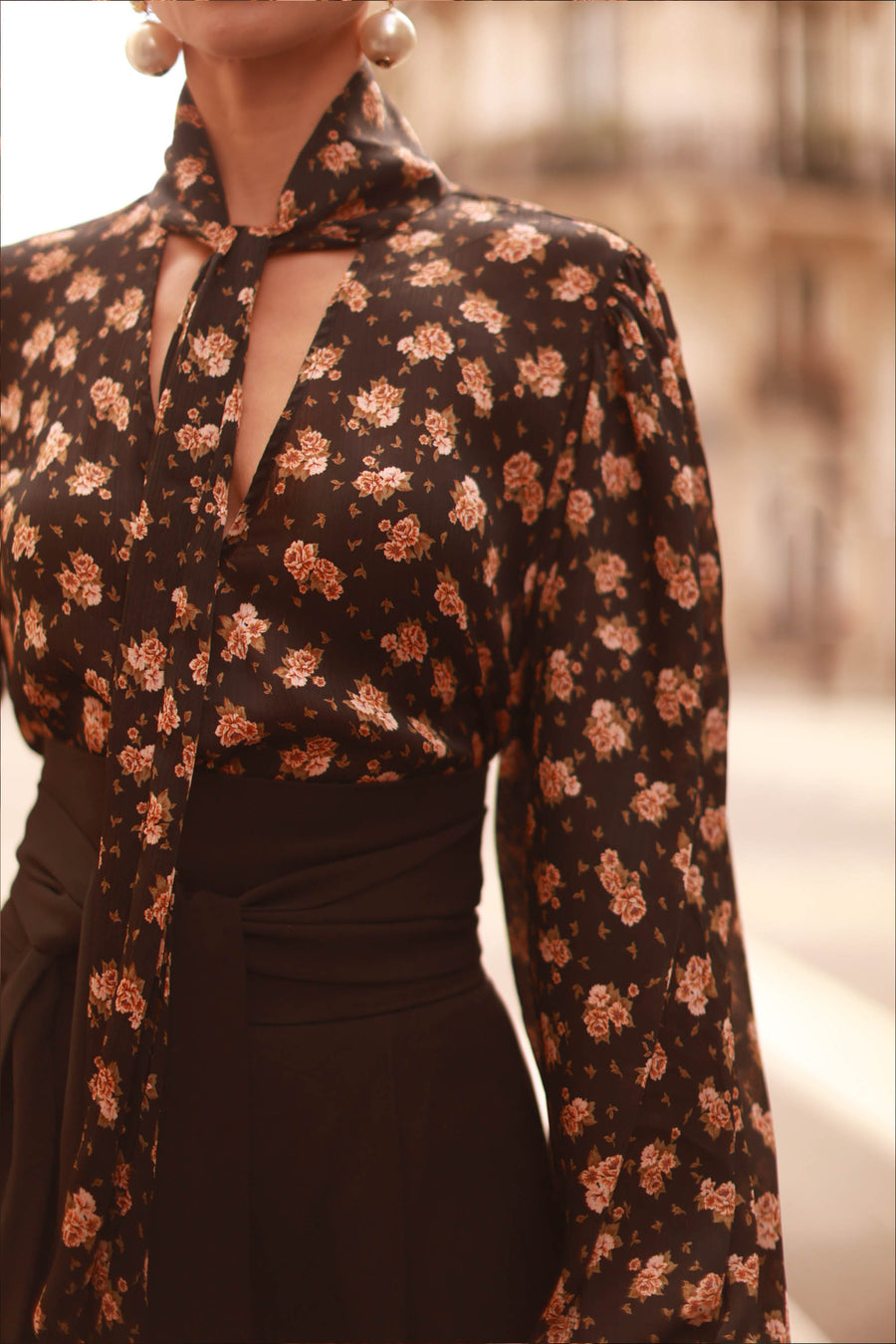 Paris Floral Rococo Blouse