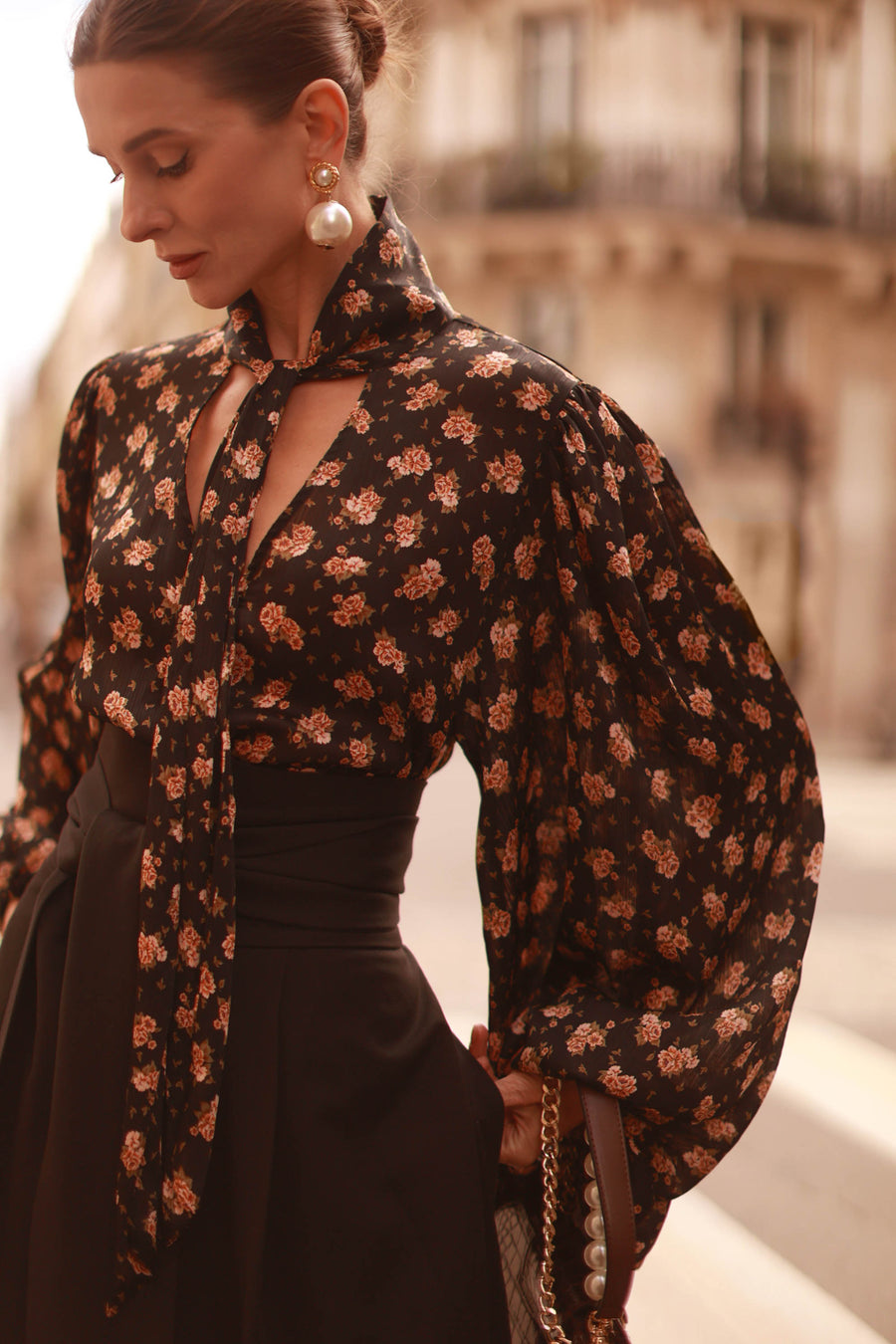 Paris Floral Rococo Blouse