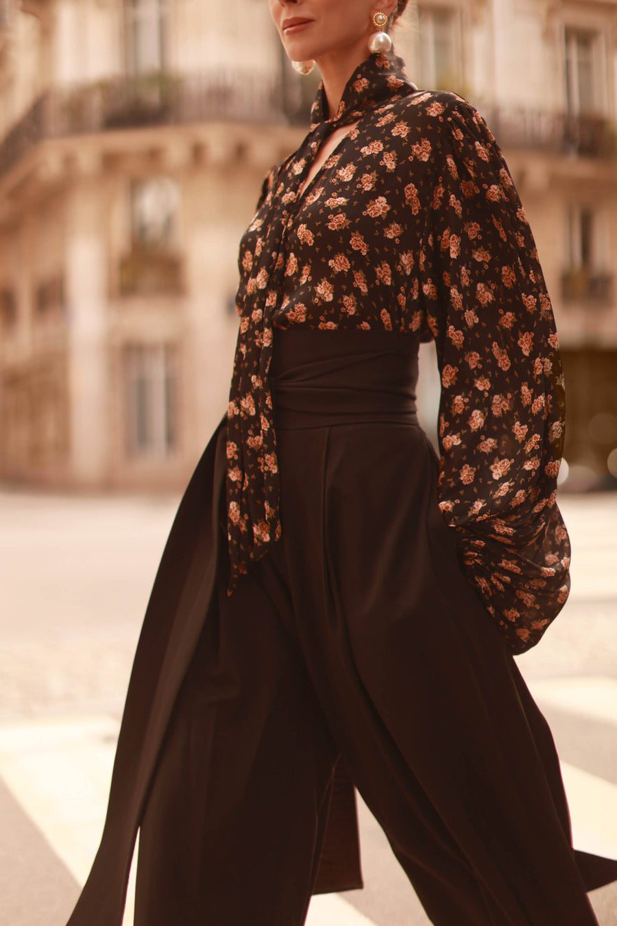 Paris Floral Rococo Blouse