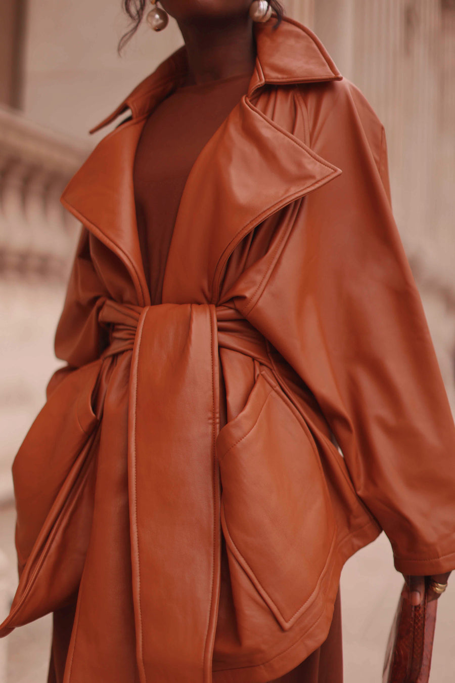 Camel Wrap Jacket
