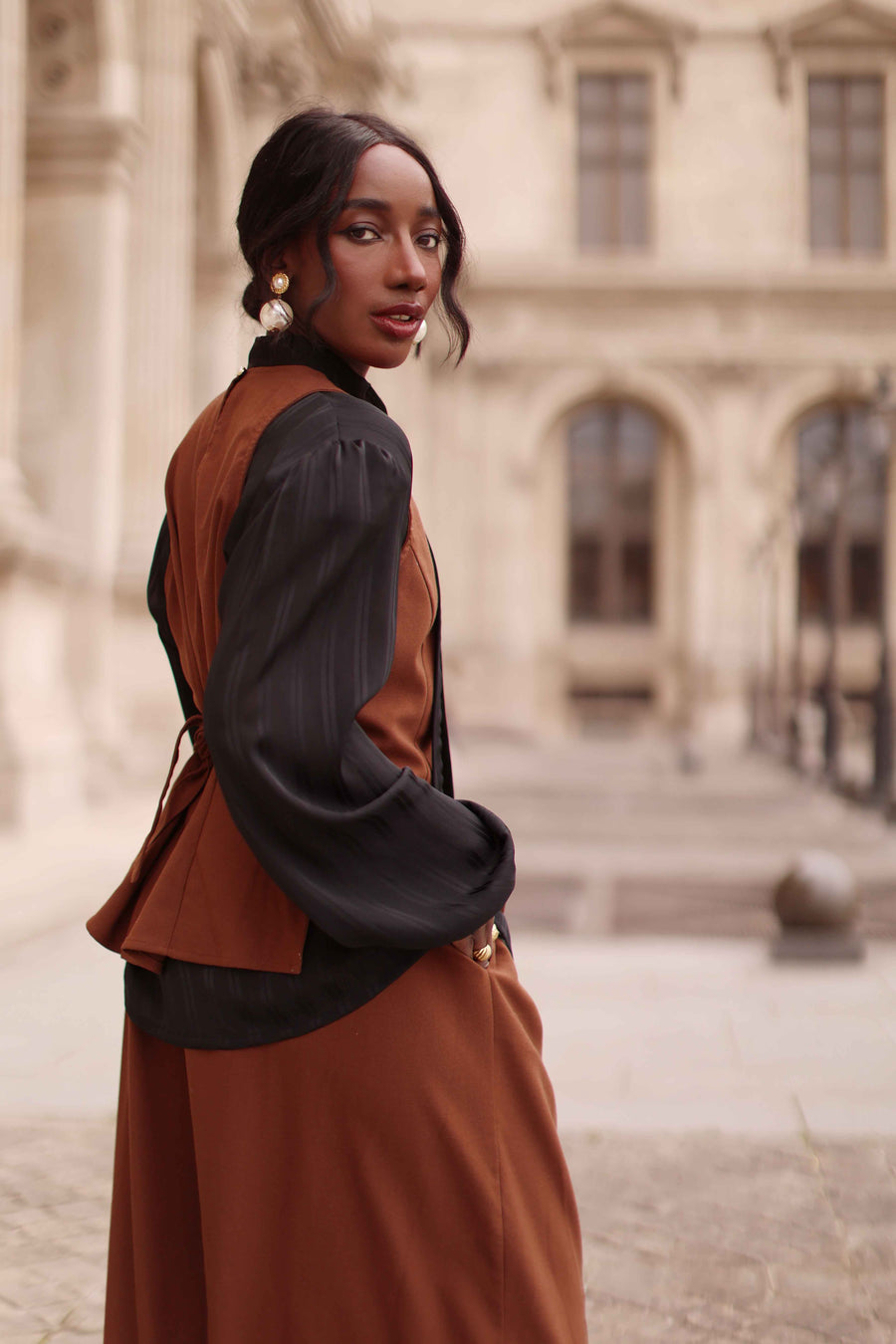 Nina Ricci Black Blouse
