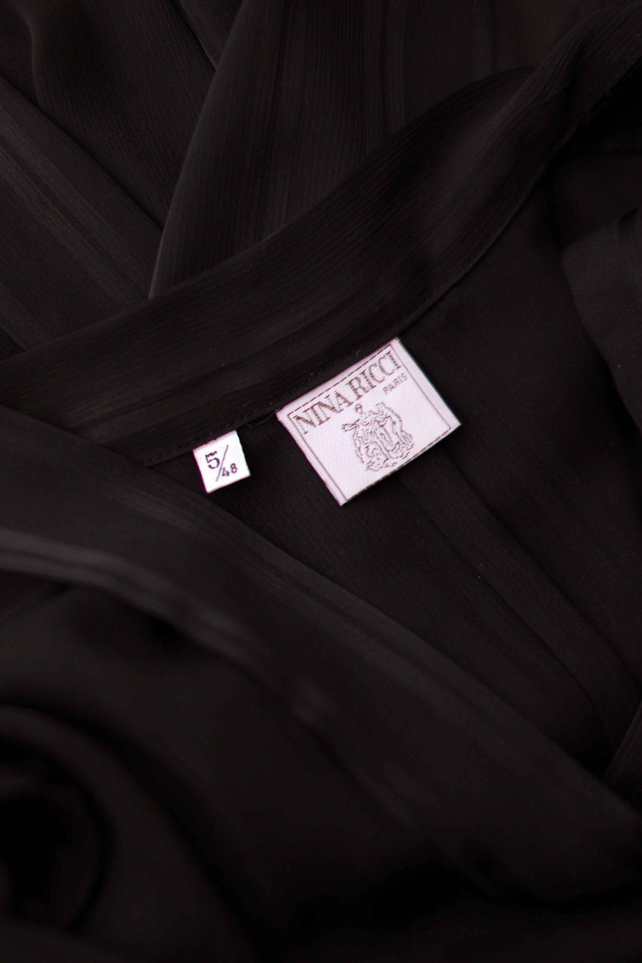 Nina Ricci Black Blouse
