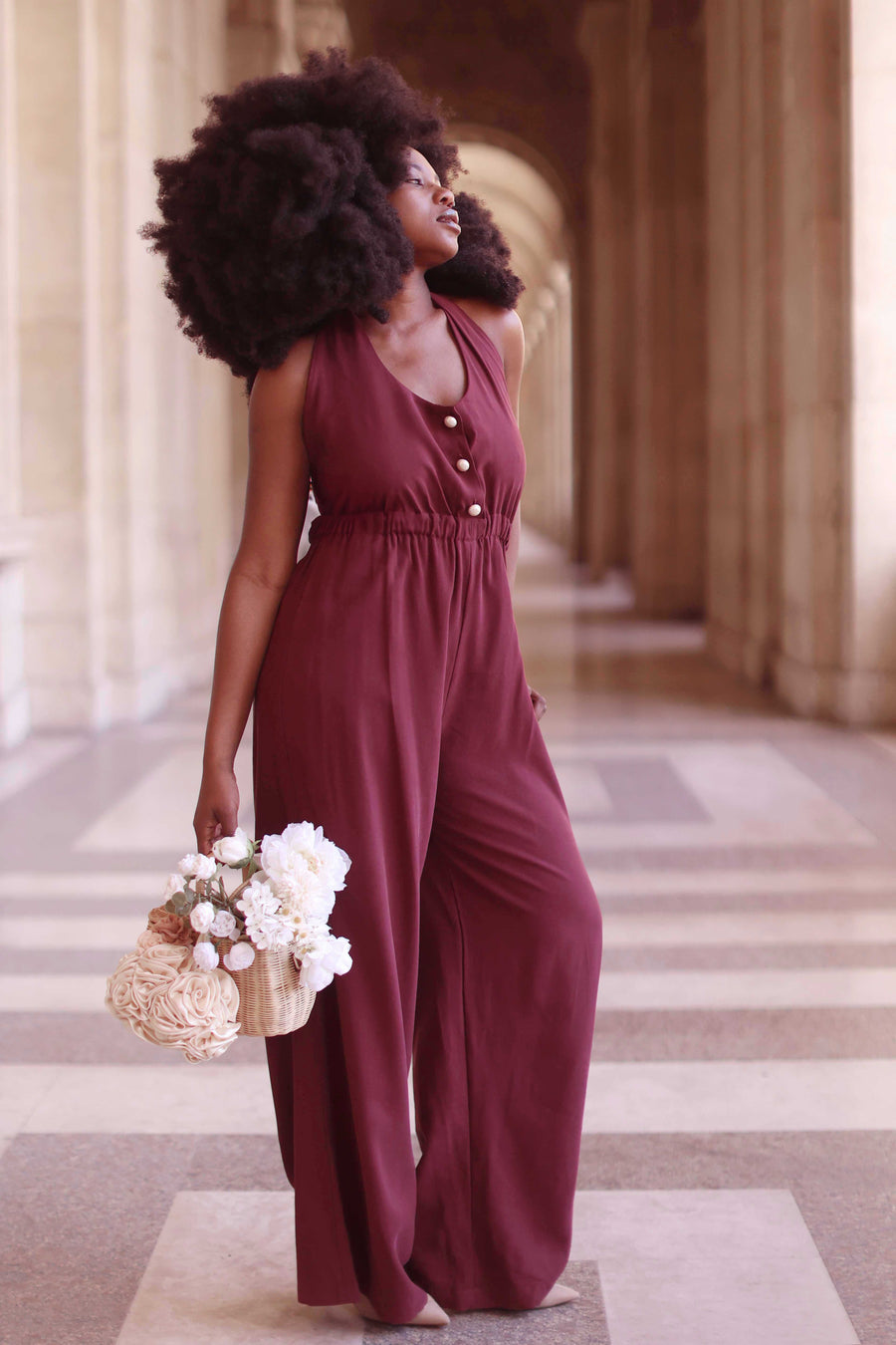 Berry Pearl Jumpsuit