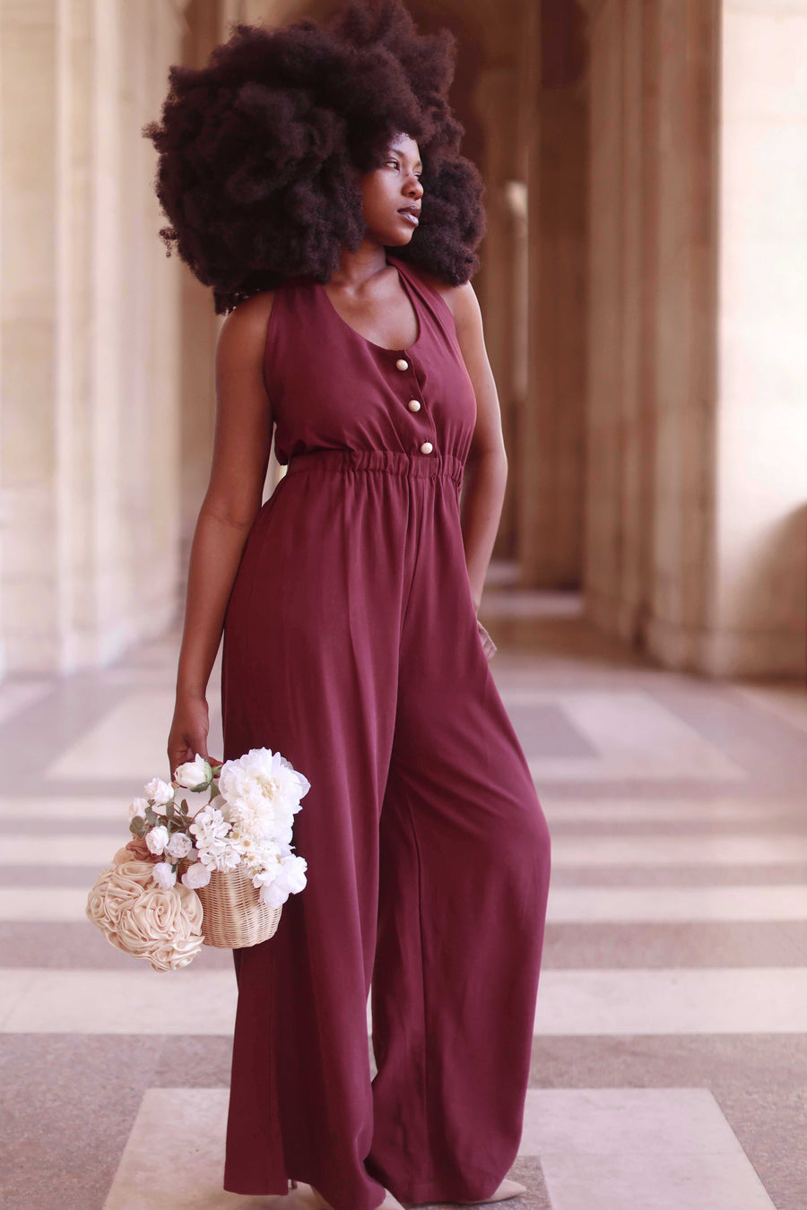 Berry Pearl Jumpsuit