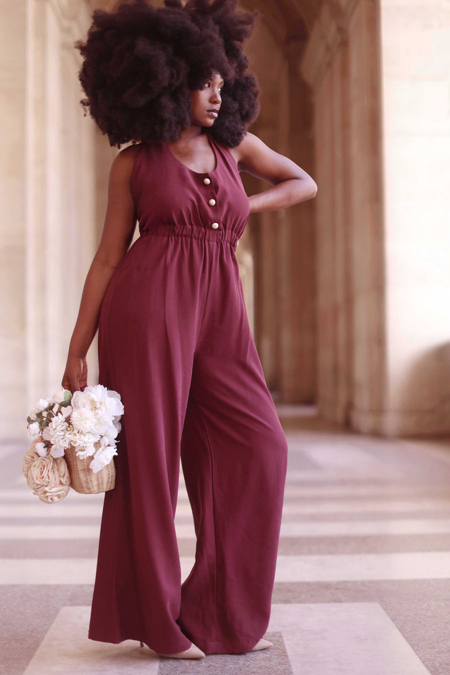 Berry Pearl Jumpsuit