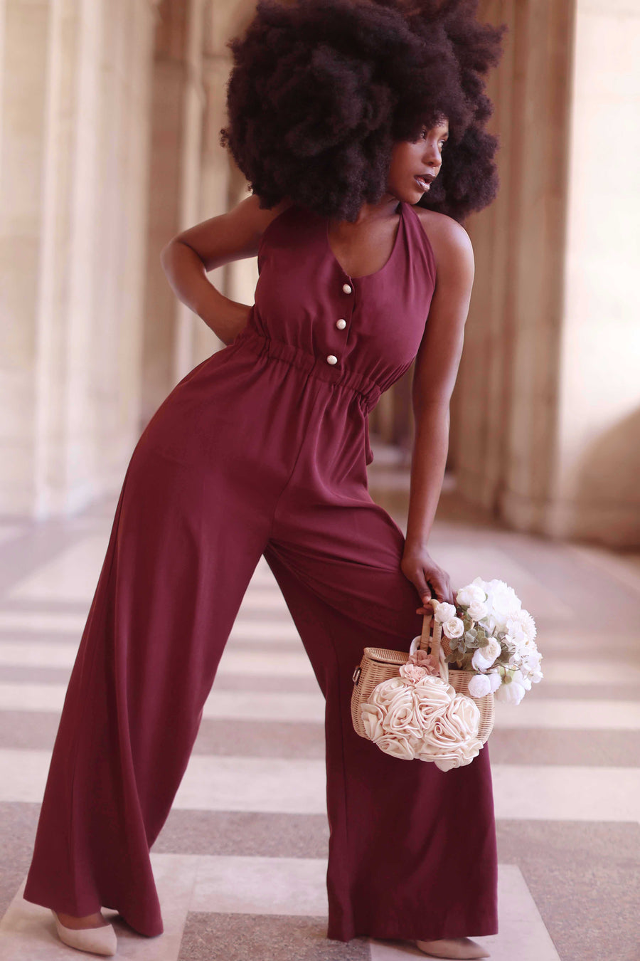 Berry Pearl Jumpsuit