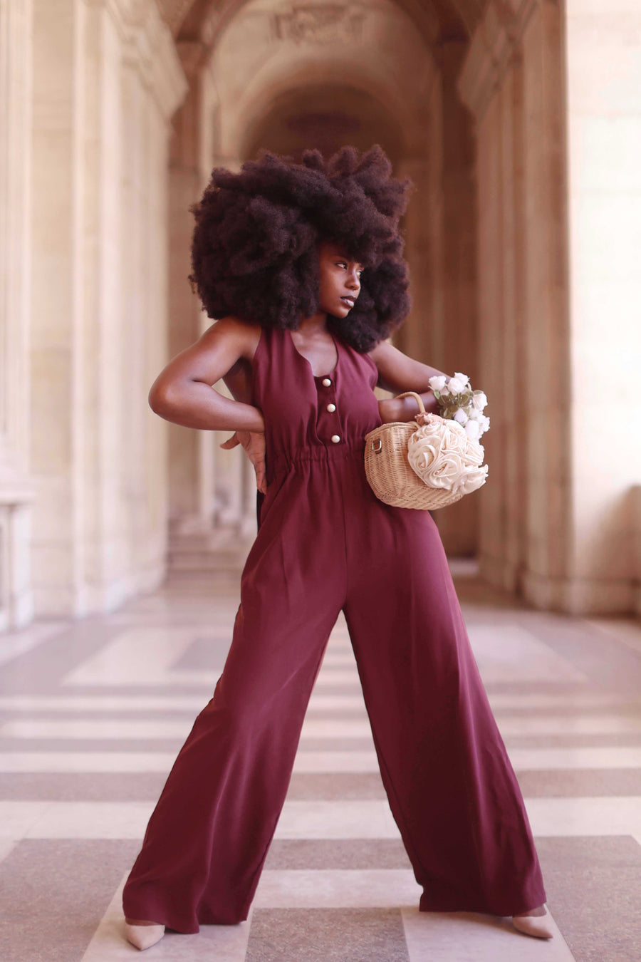 Berry Pearl Jumpsuit