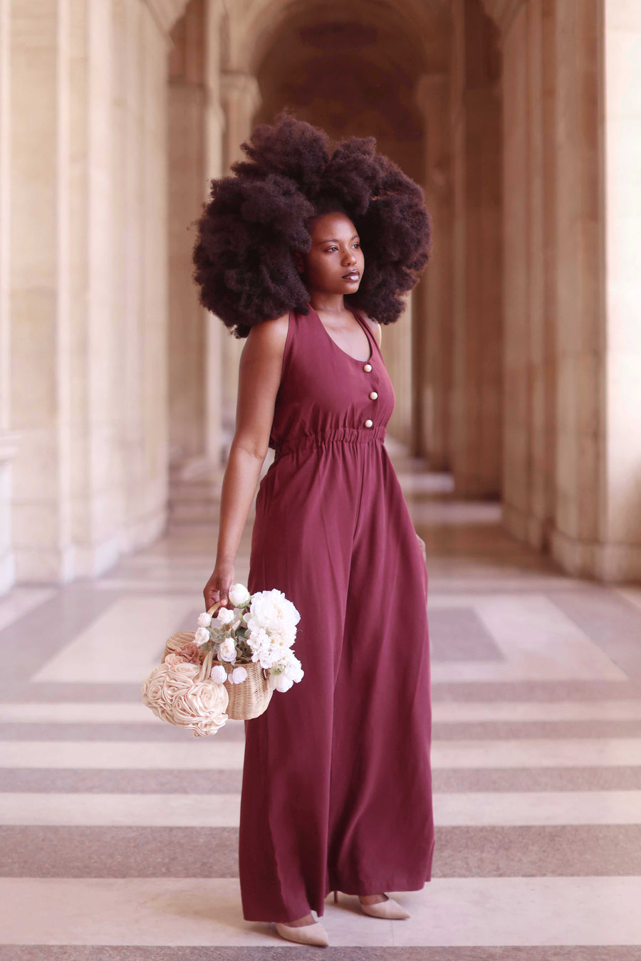 Berry Pearl Jumpsuit