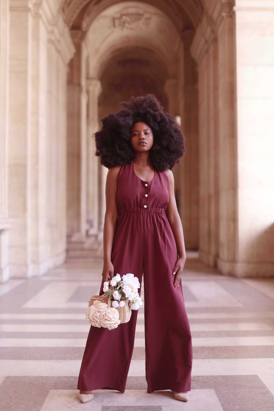 Berry Pearl Jumpsuit