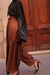  Brown Tailored Wrap Trousers 